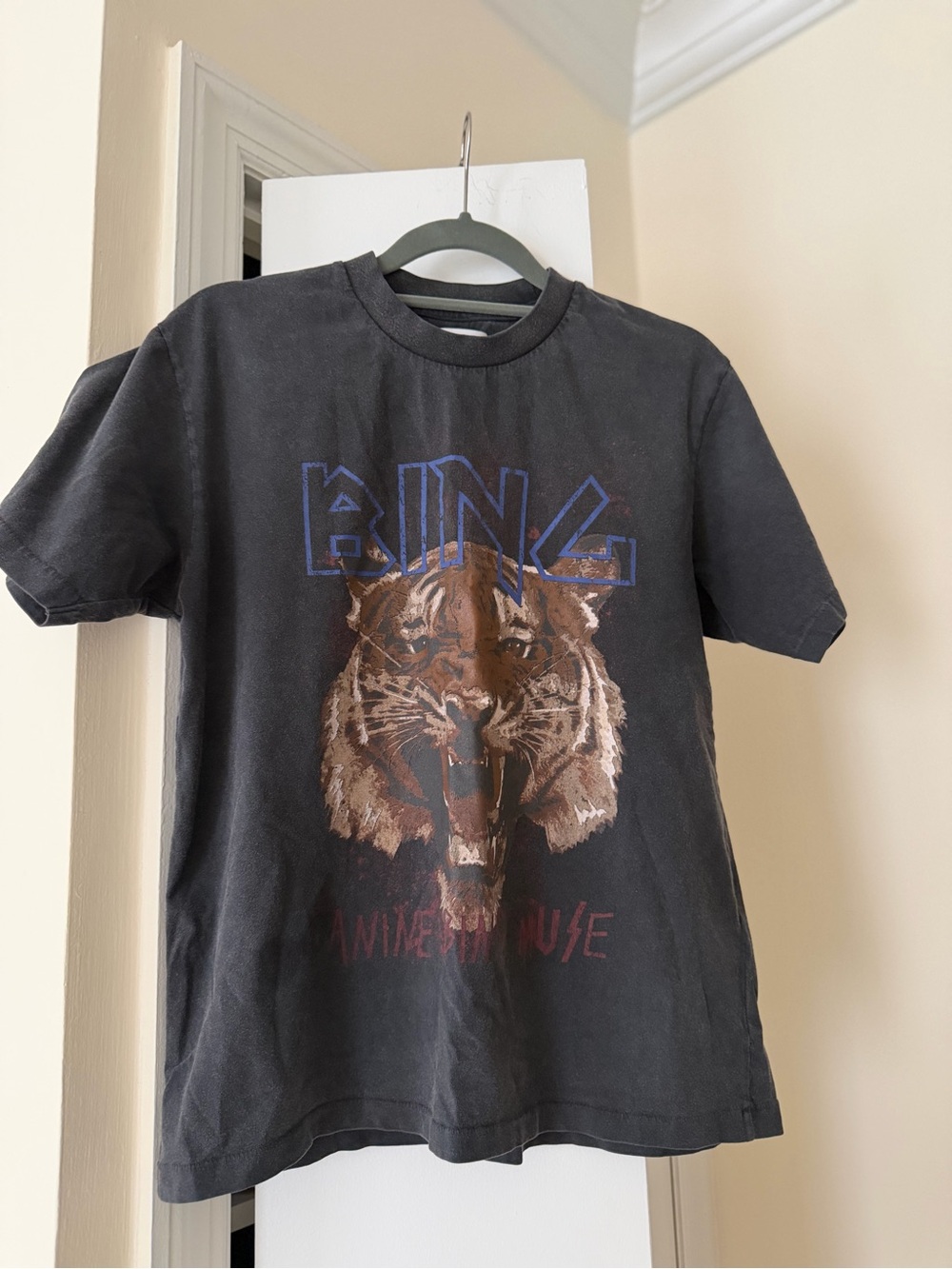 Anine Bing Graphic Tiger Tee - Size XS